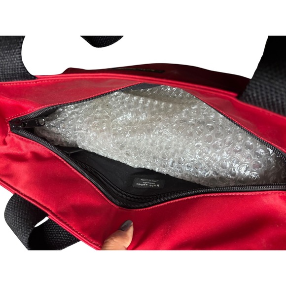 Kate Spade Tote Bag Shopper Reusable Lightweight Red - Picture 5 of 5